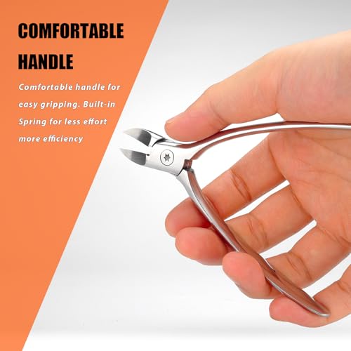 LePinko Podiatrist Toenail Clippers, Thick and Ingrown Nails Clippers, 2PCS - size: 2 pieces