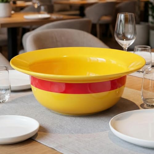 Straw Hat Ceramic Bowl Set w/ Spoon Fork & Chopsticks - Novelty Ramen Bowl