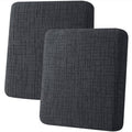 Super Stretch Sofa Cushion Covers (2 Piece, Charcoal Gray) - color: Charcoal Gray, size: 2 Cushion Loveseat