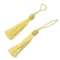 20pcs 6 Inch Silky Tassels with Chinese Knot for DIY Crafts(Gold) - color: Gold