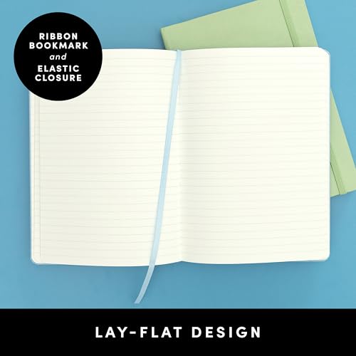 PAPERAGE Lined Journal Notebook, 10 Pack, (Black), 160 Pages, Medium 5.6 in x 8 in - 100 GSM Thick Paper – Hardcover Journaling Notebook for Work, School & Note Taking - color: Black, style: G. Lined-10 Pack