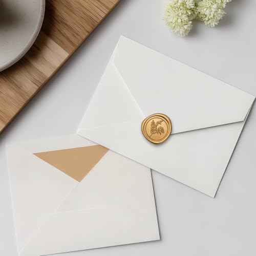 60 Pcs Wax Seal Stickers Set (3 Designs in 1 Pack) - Adhesive Backed Elegant Floral Designs for Wedding Invitation Envelope Seal Stickers Gift Wrapping (Vintage Bronze) - color: Vintage Bronze