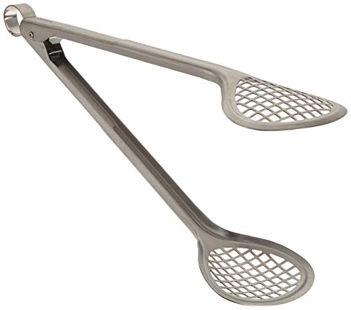 Cuisipro Stainless Steel Wide Grill/Fry Tongs, 12-Inch - size: 12-Inch