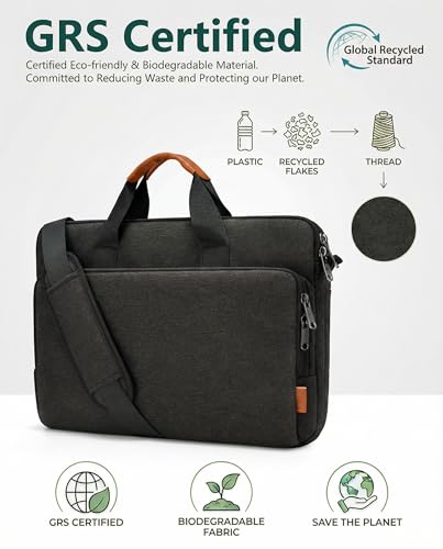 bagasin 15 15.6 16 inch Laptop Bag Carrying Case - color: Black, size: 15.6-16