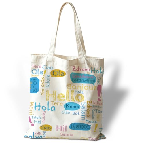 Funny Canvas Tote Bag, Reusable Shoulder Grocery Bag, Holiday Gift Bags for Friends, 13.7x15.7 inch - color: Style 28