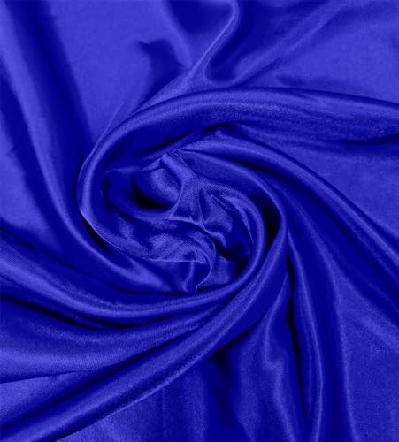 1 Piece of Square Satin Scarf Wrap Ribbon Neck Scarfs Halloween Retro Costume (23.62" x 23.62") - color: Royal Blue