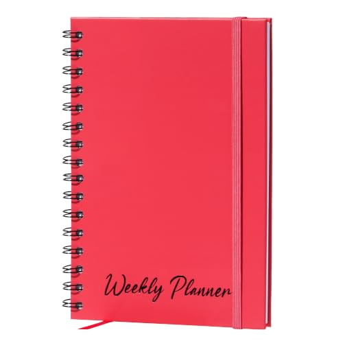Nextnoid A5 Undated Weekly Planner with Goal & Habit Tracker, Blush Pink - color: Blush Pink, style: b-Weekly Undated