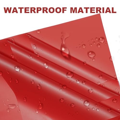 CCIJESW 20 Sheets Flower Bouquet Wrapping Paper Pure Red - color: 004-Slightly Transparent Red