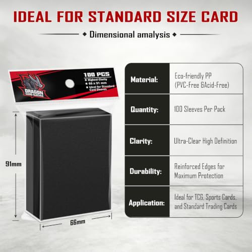 Trading Card Sleeves(600pcs), Top Loaders Card Protectors for Baseball Card Sleeves and Plastic Card Sleeves Fit for Yugioh, Football, MTG Sleeves(66 * 91mm) - color: 6 Color