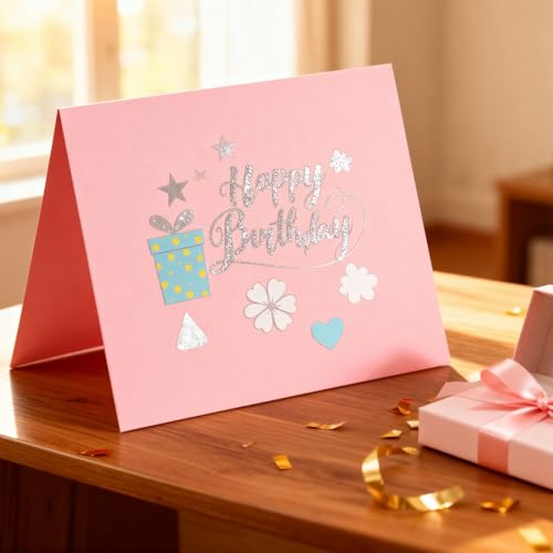 TIAMECH A4 Reusable Happy Birthday Stencil for Painting - style: Happy Birthday Party
