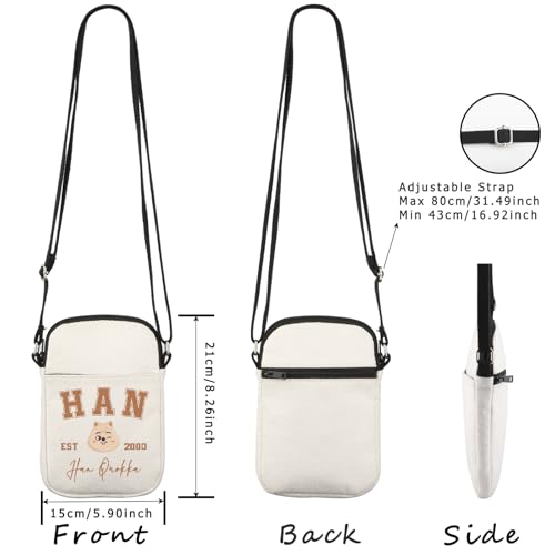 WCGXKO Korean Pop Gift Korean Group Merch Boys Group Est 1999 Dwaekki Crossbody Bag for Pop Music Lover - color: 2000quokka Cr