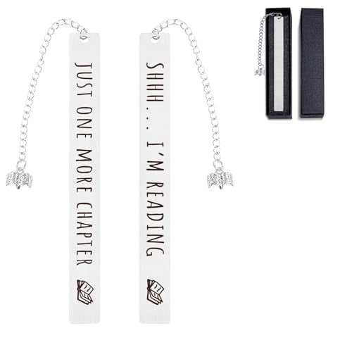 Funny Bookmarks for Book Lovers, Reading Gifts for Readers Women Men Writers Friends, Stocking Stuffers for Girl Boy Christmas Gift