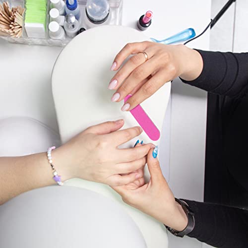 48 Sets Disposable Manicure Kit 3-Piece Mini Nail Files Set Includes Nail File 100/180 Grit, Wood Stick, Nail Polish Remover Pads for Nails Design, Stamping Polish Manicure Art Tool