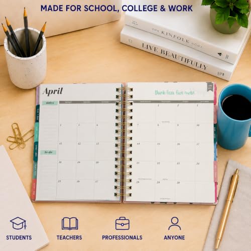 WORLD TRAVELER Academic Planner School Organizer Jul 2026-Dec 2027, 7"x9" - color: Animal Print
