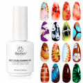 Beetles Blooming Gel Nail Polish 15ml, Clear Blooming Gel for Marble - color: C-Clear-1