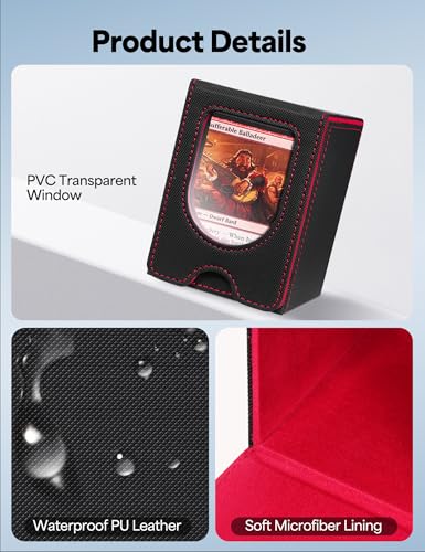 Card Deck Box for MTG Commander, fits 100+ Double-Sleeved Cards - color: A2-4 Colors