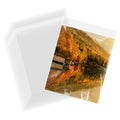 AUEAR 8"x10" Crystal Clear Plastic Sleeves Storage Bags for Picture 100 Pack - size: 8 x 10 inches