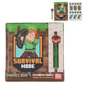 Culture Fly Minecraft Kids Stationary Set for Boys, Journal Kit with Pen - color: Minecraft