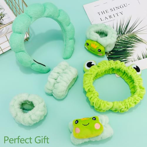 Chanaco Headband for Washing Face (Green) - color: Green