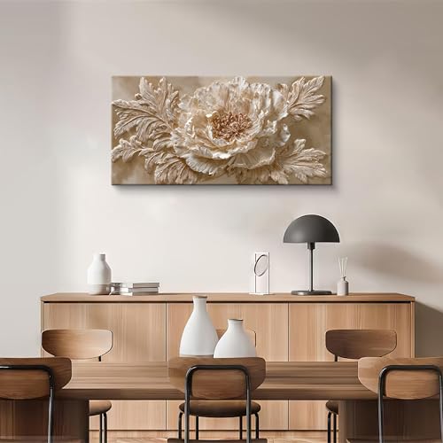 Tsomzxng Modern Canvas Flower Wall Art Decor For Living Room 20 X 40 Inch - color: LAI-13A, size: 40"L x 20"W