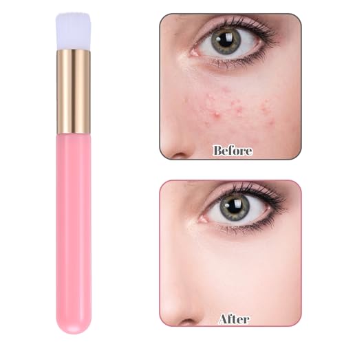100 Pieces Lash Brushes for Cleaning, Lash Shampoo Brushes, Pink, 3.8Inch - color: Pink