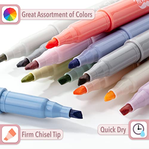 Mr. Pen- Highlighters, 12 Pack, Morandi Colors, Chisel Tip, Quick-Dry - color: Morandi, size: 12 Pack