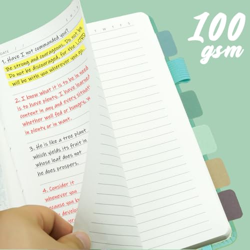 Hoci Poci 400 Pages Lined Journal Notebook, 5.8" x 8.4", Aqua - color: Aqua, size: Lined-400 Pages (5.7"×8.3")