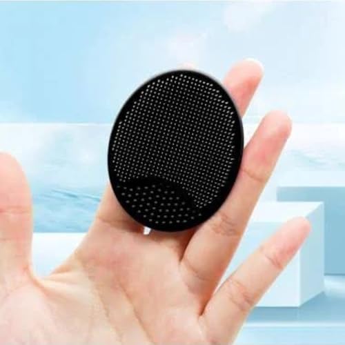 Silicone Face Scrubber 4 Pack – Soft Manual Facial Cleansing Brush for Deep Pore Exfoliating, Gentle Skin Cleanser Pad & Makeup Remover Tool for Men & Women