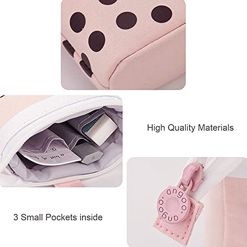 Telescopic Pencil Bag Pen Holder Pop Up Stationery Case, Stand-up Retractable Transformer Bag Standing Organizer, Great for Christmas Holiday New Year Office Bag - color: Brown