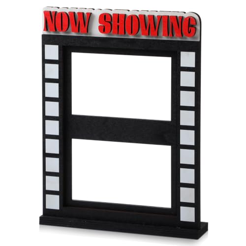 Weysat Movie Night Decor Now Showing Tabletop Sign for Home Theater - style: Now Showing