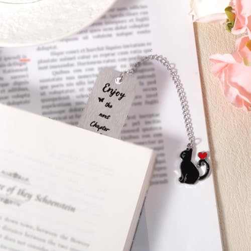 Cat Bookmark, Zinc Alloy Cute Kitten Themed Book Marker with Kitten - style: Butterfly Cat 2
