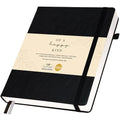 Thick Lined Journal Notebook 8.5x11" with Big A4 Hardcover Leather - Black - color: Black, size: A4 300 Pages