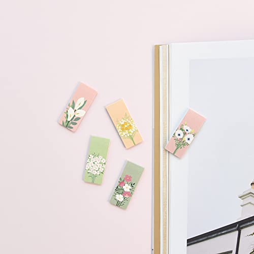 Monolike Magnetic Bookmarks Flower for You ver.1 + ver.2, 10 Pieces - color: Flower for You Ver.1 + Ver.2