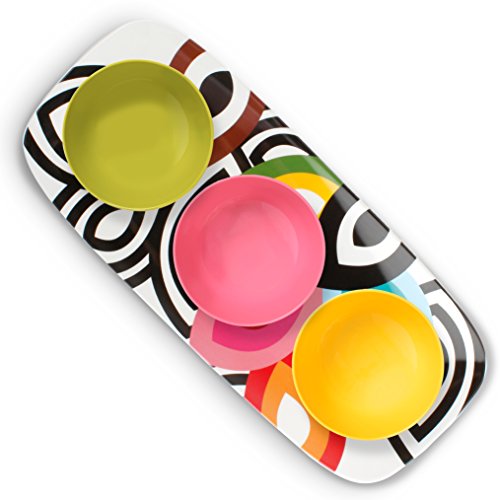 French Bull 19" Rectangular Platter - Melamine Platters and Serving Ware - Plate, Dish, Serving, Collection - Foli - color: Foli, size: 19" Rectangular Platter