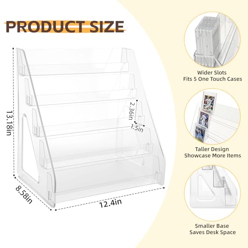 5 Tier Greeting Card Display Stand for Sticker Bookmark Dispaly