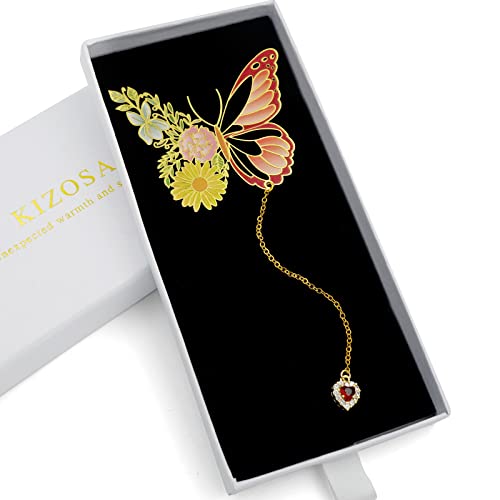 Butterfly Bookmarks for Women,Cute Funny Metal Bookmark,Unique Gifts Book Markers for Women Book Lovers,Teacher Appreciation Gifts,Valentine Mother's Day Christmas New Year Birthday Gift - color: Butterfly03