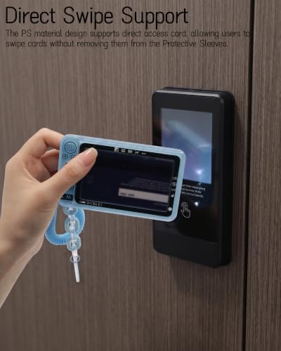 Camera Shaped Kpop Photocard Holder with Spiral Coil Keychain (Blue) - color: Blue