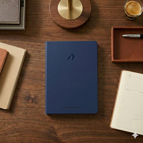 Nextnoid A5 LIned Notebook - 160 Pages, 120 GSM Paper, Navy Blue - color: Navy Blue, style: Lined 160 Pages