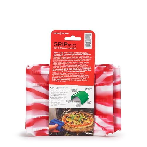 Silicone BBQ & Kitchen Mitt - 2pk Set (Camo Red, Small/Medium) - color: Camo Red, size: Small/Medium