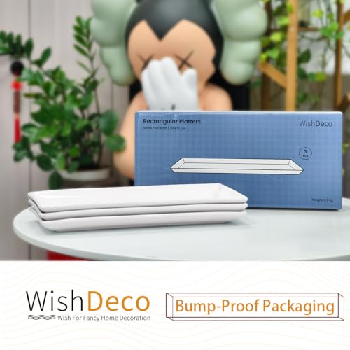 WishDeco Serving Platters Set of 3, Large Serving Trays 14 Inch - size: 14 inch