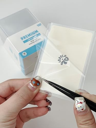Mandu Deco PVC Free Toploaders, Perfect Fit for Kpop Album Sized Photocards, 2.5" x 3.5" (Pack of 25)