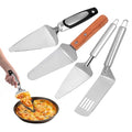 Pie Server Set, 4 Piece Cake Pizza and Dessert Serving Spatulas