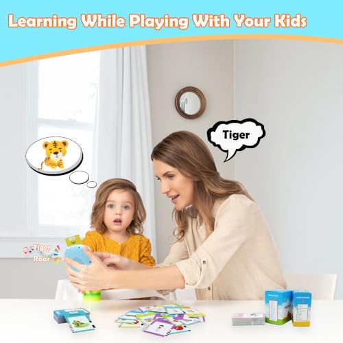 MAYAPHILOS 510 Words Alphabet Talking Flash Cards for 3-8 Years Kids - size: 510 Words English (Blue)