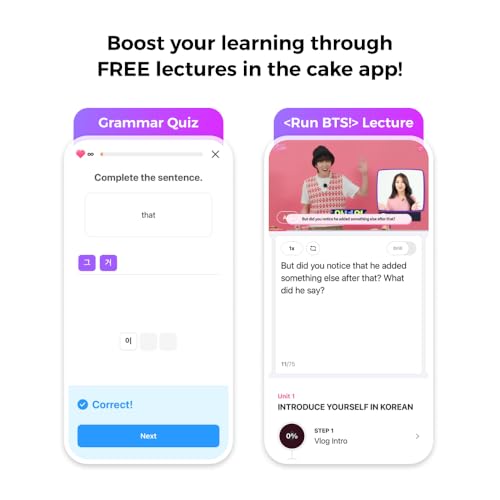Easy Korean with BTS (New Cover Edition)- Basic Level Korean Study Book with Workbook and Free Online Lectures(Lessons with BTS Videos, Listening & Speaking Practice, and Grammar Quizzes)