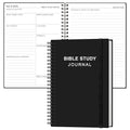 Heveboik Bible Study Journal – Church Notes Notebooks – Note Taking & Journaling Kit, 5.8" x 8.5", Black - color: Black