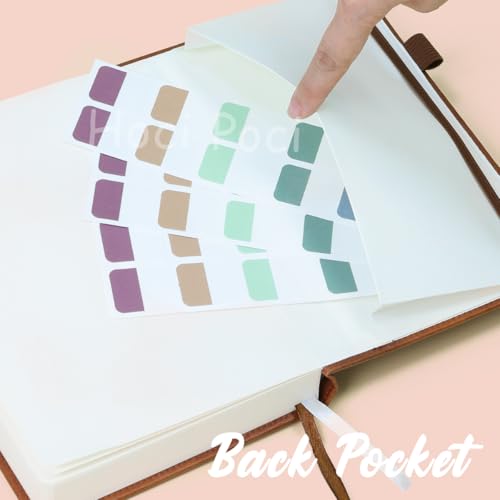 Hoci Poci 400 Pages Lined Journal Notebook, 5.8" x 8.4", Brown - color: Brown, size: Lined-400 Pages (5.7"×8.3")