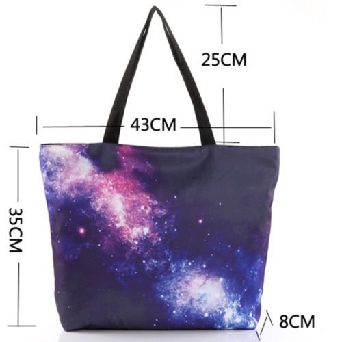 Beach Tote Bags Travel Shopping Bag With Zippered for Women - color: Pretty Lady