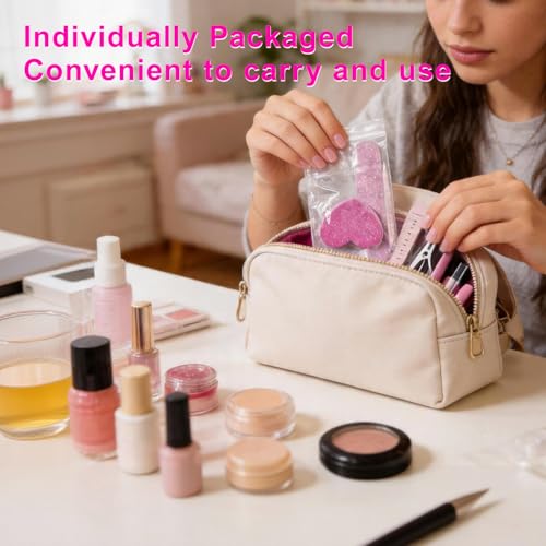 Manicure Kit Disposable Press On Nail Tool Packaging Kit (Pink, 32PCS) - color: Pink, 32PCS