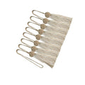 BEL AVENIR 8 Pcs Elegant Polyester Key Tassel Colorful Craft Tassels Charms - color: Mix Beige-new