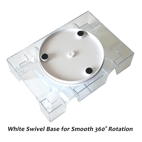DNB Revolving Playing Card Tray - 2 Deck Plastic Rotating Canasta Card Holder - style: 2 Deck